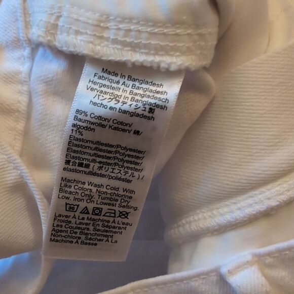 NWT J. Crew Drapey Denim Trouser White Cotton Blend Size 31 FLAWED - Picture 7 of 12